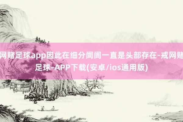 网赌足球app因此在细分阛阓一直是头部存在-戒网赌足球-APP下载(安卓/ios通用版)