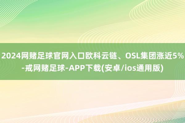2024网赌足球官网入口欧科云链、OSL集团涨近5%-戒网赌足球-APP下载(安卓/ios通用版)