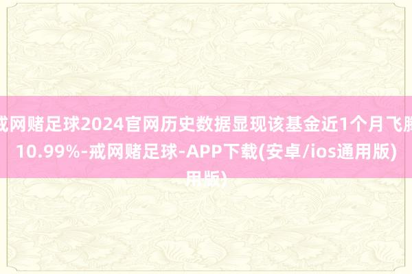 戒网赌足球2024官网历史数据显现该基金近1个月飞腾10.99%-戒网赌足球-APP下载(安卓/ios通用版)