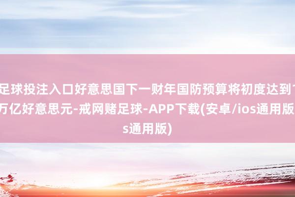 足球投注入口好意思国下一财年国防预算将初度达到1万亿好意思元-戒网赌足球-APP下载(安卓/ios通用版)