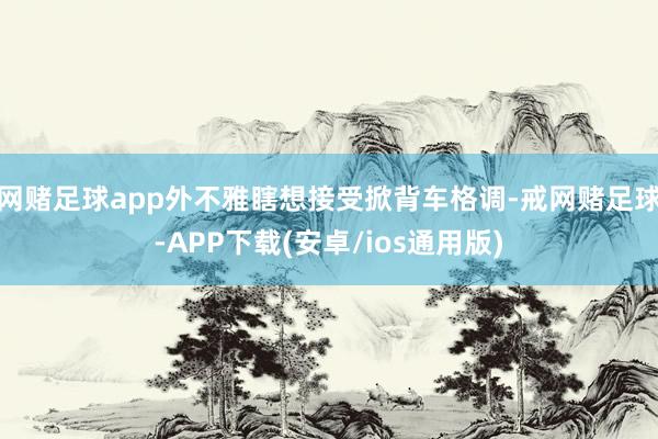 网赌足球app外不雅瞎想接受掀背车格调-戒网赌足球-APP下载(安卓/ios通用版)