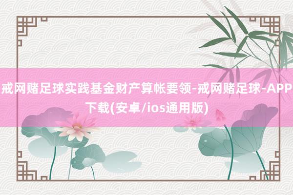 戒网赌足球实践基金财产算帐要领-戒网赌足球-APP下载(安卓/ios通用版)