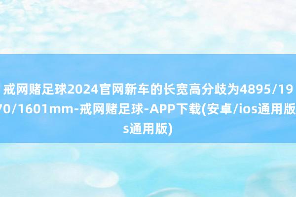 戒网赌足球2024官网新车的长宽高分歧为4895/1970/1601mm-戒网赌足球-APP下载(安卓/ios通用版)