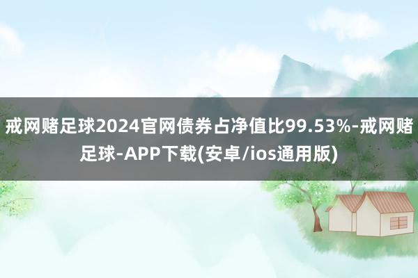 戒网赌足球2024官网债券占净值比99.53%-戒网赌足球-APP下载(安卓/ios通用版)