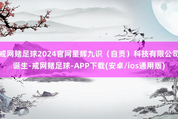 戒网赌足球2024官网星辉九识（自贡）科技有限公司诞生-戒网赌足球-APP下载(安卓/ios通用版)